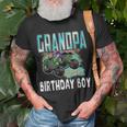 Grandpa Of The Birthday Boy Monster Truck Birthday Boy Unisex T-Shirt Gifts for Old Men