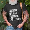 Manly Gifts, Papa The Man Myth Legend Shirts