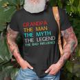 Bad Grandpa Gifts, The Man The Myth Shirts