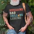 Grillen Bbq Vater Husband Grill Dad Legend T-Shirt Geschenke für alte Männer