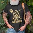 Grilling Bbq Meat Dad Grandpa Grill Sergeant Vintage T-Shirt Gifts for Old Men