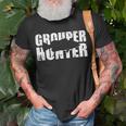 Grouper Hunter Unisex T-Shirt Gifts for Old Men
