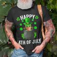 Happy 4Th Of July Joe Biden Leprechaun St Patricks Day T-Shirt Gifts for Old Men