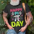 Happy Pi Day Kids Math Teachers Student Professor Pi Day V4 T-Shirt Gifts for Old Men