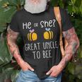 He Or She Great Uncle To Bee Future Uncle To Be Unisex T-Shirt Gifts for Old Men
