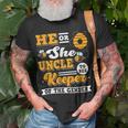 He Or She Uncle To Bee Keeper Of The Gender Unisex T-Shirt Gifts for Old Men