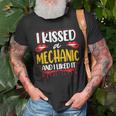 Her Wedding Anniversary Gift I Kissed A Mechanic I Like It Unisex T-Shirt Gifts for Old Men