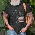 Herren Bester Katzenpapa Pulli Best Cat Dad Ever Katzenpapa T-Shirt Geschenke für alte Männer