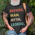 Herren Bierbrauer Mann Mythos Legende T-Shirt Geschenke für alte Männer