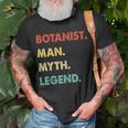 Herren Botaniker Mann Mythos Legende T-Shirt Geschenke für alte Männer