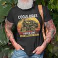 Herren Coole Opas Haben Eine Modelleisenbahn T-Shirt Geschenke für alte Männer