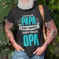 Herren Cooles Werdender Opa Spruch Für Papas Und Opas T-Shirt Geschenke für alte Männer