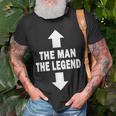 Herren Der Mann Die Legende T-Shirt Geschenke für alte Männer