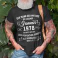 Herren Der Mann Mythos Die Legend Januar 1978 45 Geburtstag T-Shirt Geschenke für alte Männer