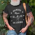 Herren Grillmeister Papa Die Legende T-Shirt Geschenke für alte Männer