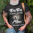 Herren Herren Ich Habe Zwei Titel Papa Und Opa Geschenk T-Shirt Geschenke für alte Männer