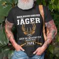 Herren Jäger Vater Jagd I Jagen Hobby Papa Geschenk T-Shirt Geschenke für alte Männer