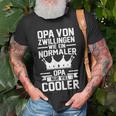 Herren Opa Zwillinge Großvater T-Shirt Geschenke für alte Männer