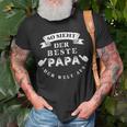 Herren So Sieht Der Beste Papa Der Welt Aus Geschenk Vatertag T-Shirt Geschenke für alte Männer