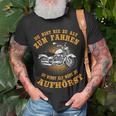Herren T-Shirt Biker Spruch für Motorradfahrer im Ruhestand Geschenke für alte Männer