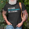 Herren T-Shirt Zahntechniker Legende, Zahnprothetiker Bekleidung Geschenke für alte Männer