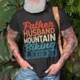 Herren Vater Ehemann Mountainbike Legende Vatertag Biker T-Shirt Geschenke für alte Männer