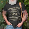 Herren Vintage Der Mann Mythos Die Legende 1948 75 Geburtstag T-Shirt Geschenke für alte Männer