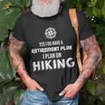 Hiking Retirement Plan Hiking T-shirt Gifts for Old Men