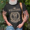 I Am Welcome I May Not Be Perfect But I Am Limited Edition Shirt Unisex T-Shirt Gifts for Old Men
