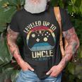 I Leveled Up To Uncle 2023 Promoted To First Time New Uncle Unisex T-Shirt Gifts for Old Men