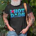 I Love Hot Dads Funny Valentine’S Day Unisex T-Shirt Gifts for Old Men