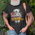 I Love My Mom Dad Sister Brother Unisex T-Shirt Gifts for Old Men