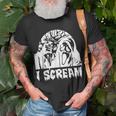I Scream Halloween Costume For Iscream Lovers Unisex T-Shirt Gifts for Old Men