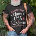 Ich Habe Drei Titel Mama Oma Und Uroma Und Rocke Sie Alle T-Shirt Geschenke für alte Männer