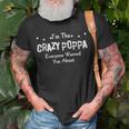 Im The Crazy Poppa Everyone Warned You About Funny Gift Gift For Mens Unisex T-Shirt Gifts for Old Men