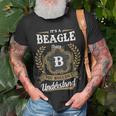 Its A Beagle Thing You Wouldnt Understand Shirt Beagle Family Crest Coat Of Arm Unisex T-Shirt Gifts for Old Men