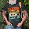 Mens Its A Clifford Thing Clifford Name Personalized T-Shirt Gifts for Old Men