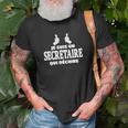 Je Suis Un Secrétaire Qui Déchire T-Shirt Geschenke für alte Männer