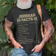 Jeremiah Name Gift Jeremiah Facts Unisex T-Shirt Gifts for Old Men