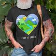 Keep It Green Save The Planet Shirt Earth Day 2019 Gift Idea Unisex T-Shirt Gifts for Old Men