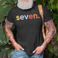 Kids 7Th Birthday Shirt For Boys 7 Seven | Age 7 Gift Ideas Unisex T-Shirt Gifts for Old Men
