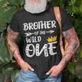 Kids Brother Of The Wild One King Queen Shirt 1St Birthday Unisex T-Shirt Gifts for Old Men