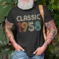 Klassisch 1958 Vintage 65 Geburtstag Geschenk Classic T-Shirt Geschenke für alte Männer