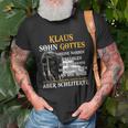 Klaus Sohn Gottes T-Shirt, Narbenzitat & Ritter-Motiv Tee Geschenke für alte Männer