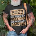 Legenden Machen Abschluss 2023 Master Abschluss T-Shirt Geschenke für alte Männer