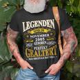 Legenden November 2005 Geboren 18. Geburtstag Lustiges T-Shirt Geschenke für alte Männer