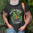 Leprechaun Dabbing Happy Saint Patricks Day Shamrock Lucky T-Shirt Gifts for Old Men