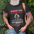 Les Meilleurs Deviennent Sapeurs-Pompiers T-Shirt Geschenke für alte Männer