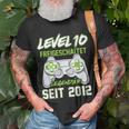 Level 10 Jahre Geburtstags Junge Gamer 2012 Geburtstag T-Shirt Geschenke für alte Männer