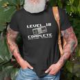 Level 18 Complete 2004 18 Years Old Gamer 18Th Birthday T-shirt Gifts for Old Men